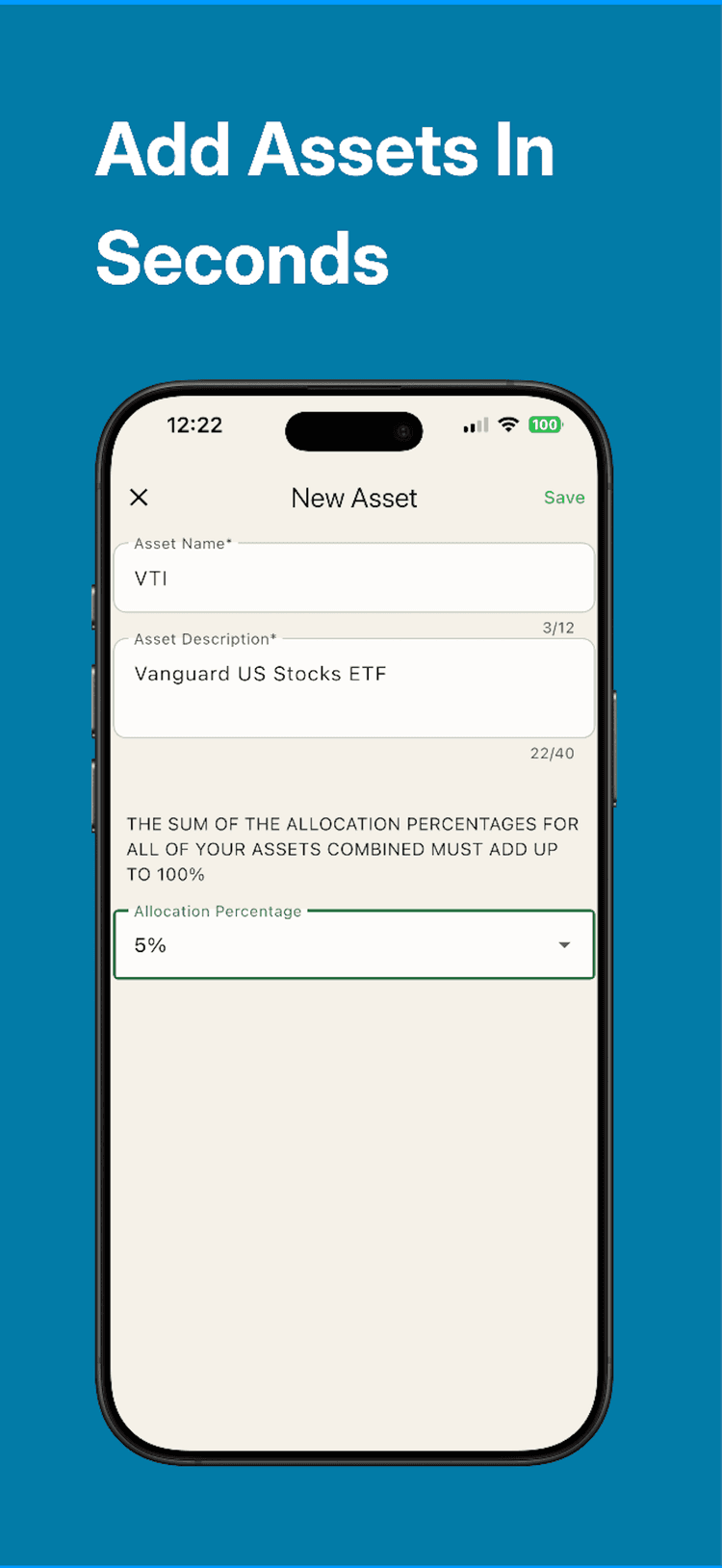 Add Assets In Seconds